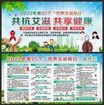 世界艾滋病日展板