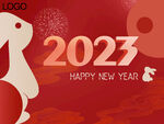 2023兔年 海报 字体设计