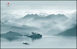 新中式山水画