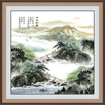 聚宝盆风水画