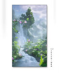 玄关山水画