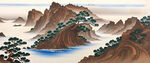 日式山水画