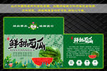 西瓜包装彩箱设计