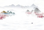 水墨山水画