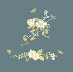 原创花卉花纹图