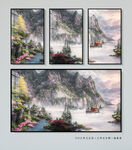 山水抽象画