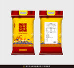 大米包装平面展开图