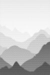 手绘山