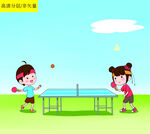 小学生运动卡通