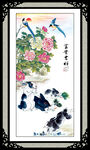 玉兔闹春