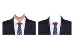 男人西装证件照衣服素材psd