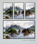 中式山水画