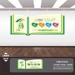 社区医院健康小屋服务中心文化墙