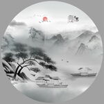 水墨山水