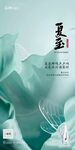 二十四节气夏至 朋友圈单图海报