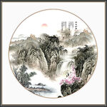  山水画