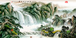 水墨山水画