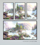 新中式风景画