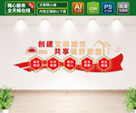 创建文明城市文化墙
