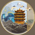 圆框装饰画 