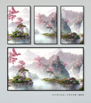 禅意山水画