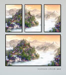 写意抽象山水画