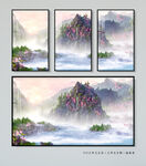 水墨山水画