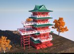 展期楼C4D模型