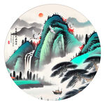 山水画