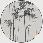 水墨竹子