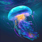 发光水母