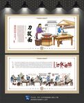 刀拔面文化墙