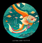 锦鲤插画