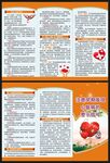 心脏病日三折页