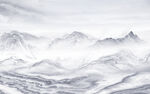 简约 高档山水墙画 Tif分层