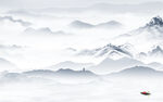 现代 高清意境山水 tif分层