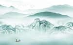 高清 中式新款山水 tIf分层