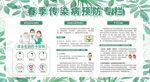春季传染病预防健康教育宣传栏