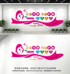 关爱母婴文化墙