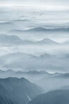 水墨山