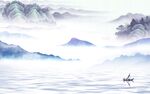 客厅 山水画背景墙 TIf分层