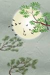 现代抽象肌理侘寂风装饰画