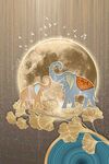 现代抽象肌理星空装饰画