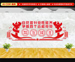 四个合格党员文化墙