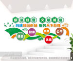 农贸菜市场文化墙雕刻展板设计图