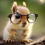 眼镜小松鼠