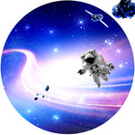 圆形星空