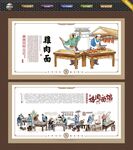 鸡肉面文化墙