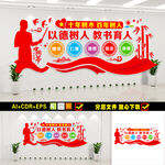 教师办公室文化墙