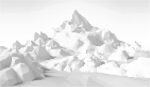 手绘山